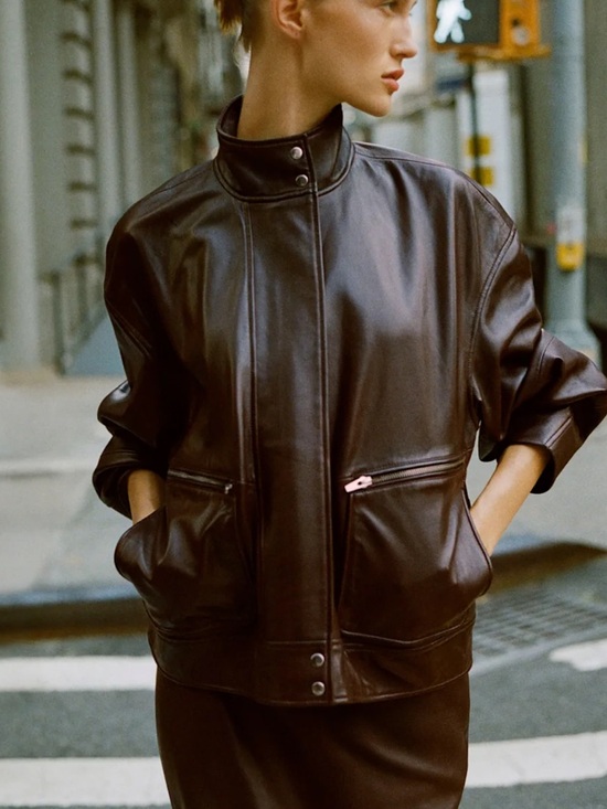 Reformation Jackets & Blazers - Reformation Veda Harrison Leather Oversized